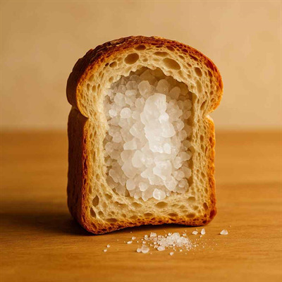 نمک پنهان در نان: چرا اضافه می‌شود و چطور کمتر بخوریم؟